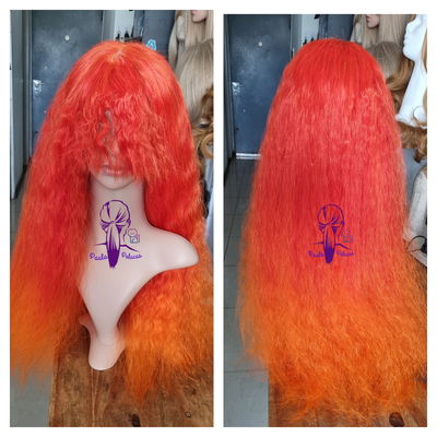 Peluca naranja mix