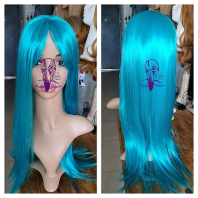 Peluca turquesa