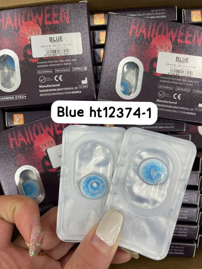 Lentes de contacto blue cat