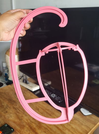 Soporte colgante para secar pelucas