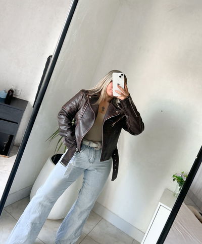 Campera choco cinto 