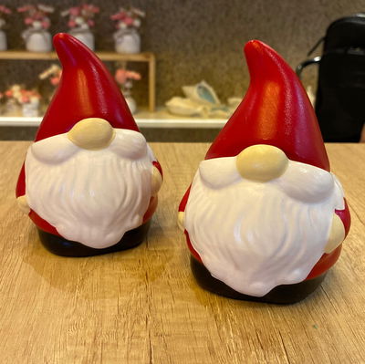 Gnomo Papa Noel - Vela Deco - Navidad