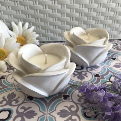 Rosa - Vela Aromática