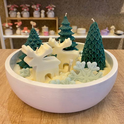 Fuente Navideña - Vela Deco - Navidad