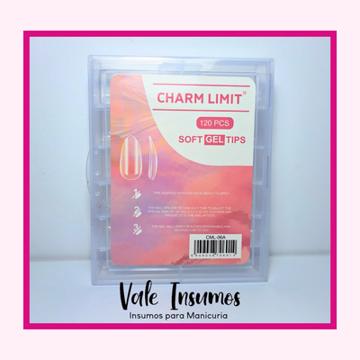 Tips Soft Gel Almond - Charm Limit 