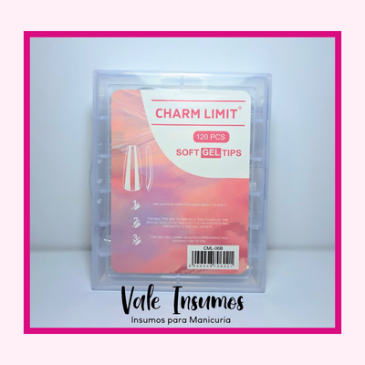 Tips Soft Gel Coffin - Charm Limit 