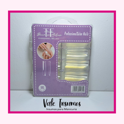 Tips Soft Gel Cuadradas XL