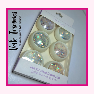 Glitters x6 - City Girls 