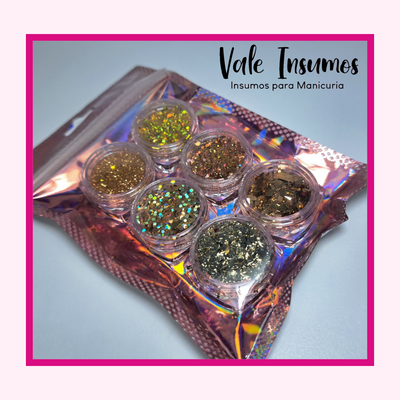 Mix Glitter x6 