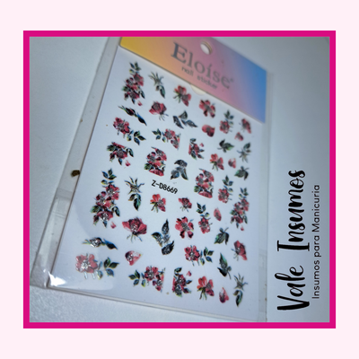 Stikers adhesivos Floral