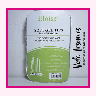 Tips Soft Gel 120un - Eloise 