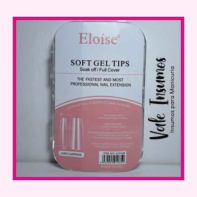 Tips Soft Gel 120un. - Eloise 