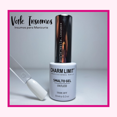 Esmaltes Semipermanente BLANCO - Charm Limit 