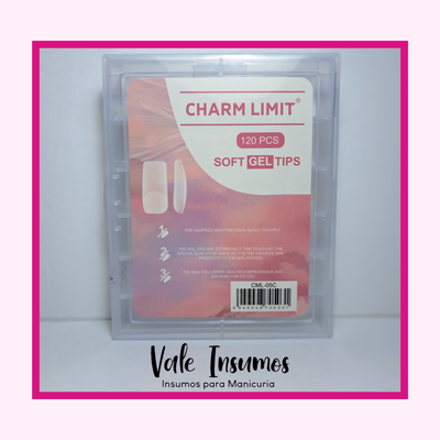 Tips Soft Gel Cuadrada - Charm Limit 