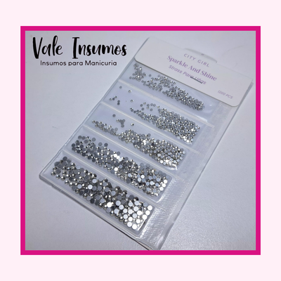 Strass Plateado - City Girls 