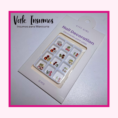 Apliques Cerezas Mix - City Girls 