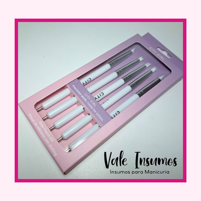 Pinceles de Silicona + Dotting - City Girls 