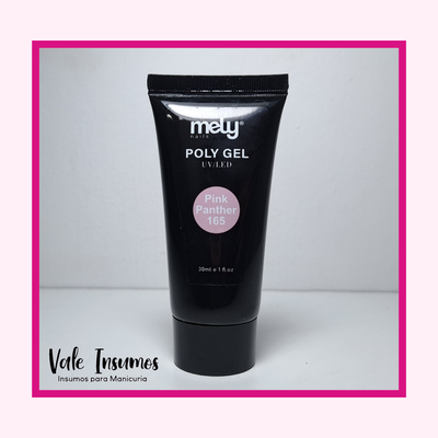 Polygel Clear Pink - Mely 