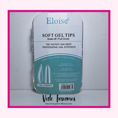 Tips Soft Gel x120un. - Eloise