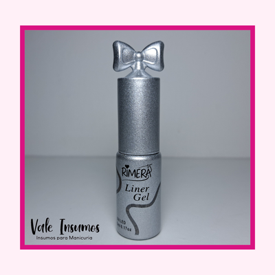 Linner Gel Plateado - Rimera 15 