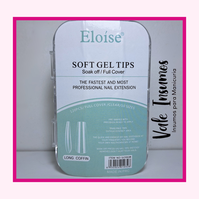 Tips Soft Gel 120un - Eloise 
