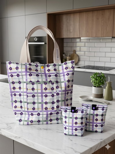 SET MATERO | FLOR DE CUADRILLE LILA