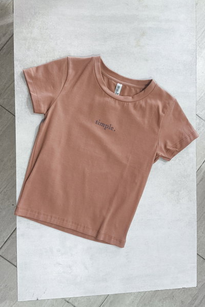 Baby tee simple 