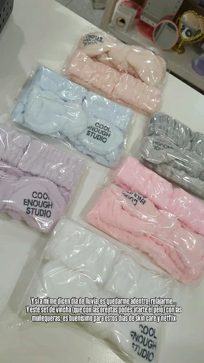 Set vincha con muñequeras