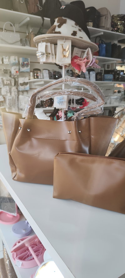 TOTE CON NECESSER KAKI