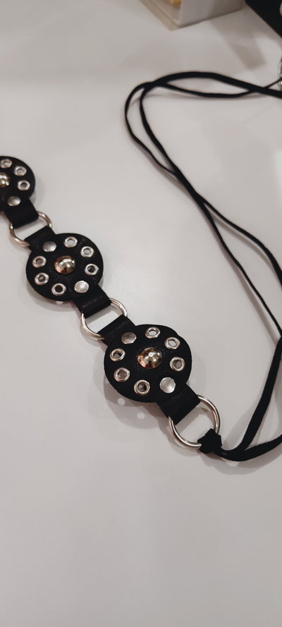 CINTO CIRCULO CHICO NEGRO