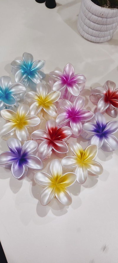 BROCHE FLOR BALI DEGRADE 8CM