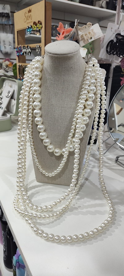 MAXI COLLAR DE PERLAS VARIOS TAMAÑOS