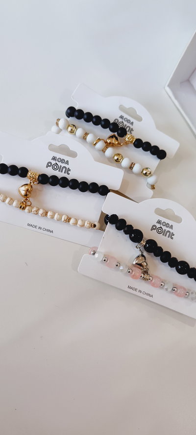 PULSERA CRITAL DUO PAREJA