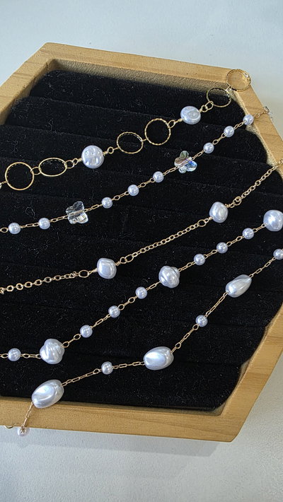 PULSERA ACERDA PERLAS