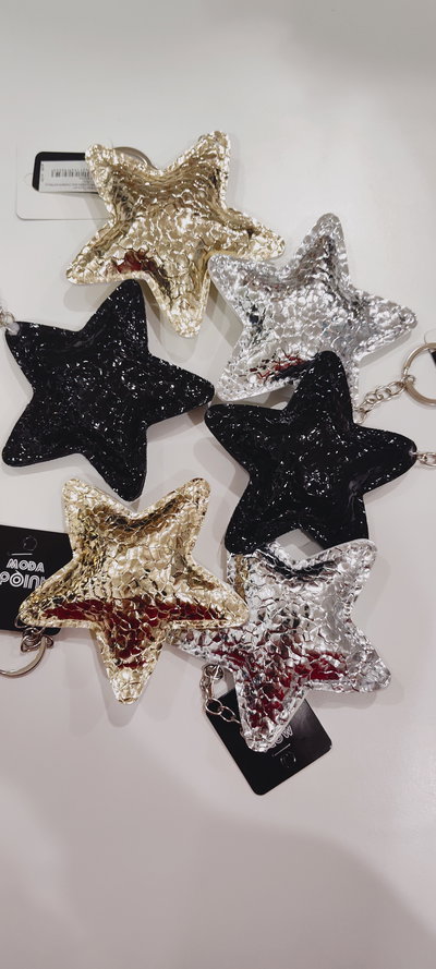 LLAVERO BAG CHARM PU ESTRELLA