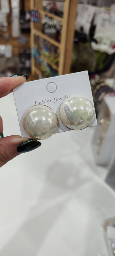 Aros AD con perlas grandes NACADARAS 