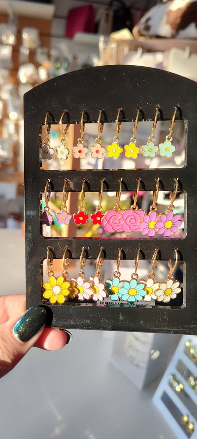 Argolla AD flores con colores