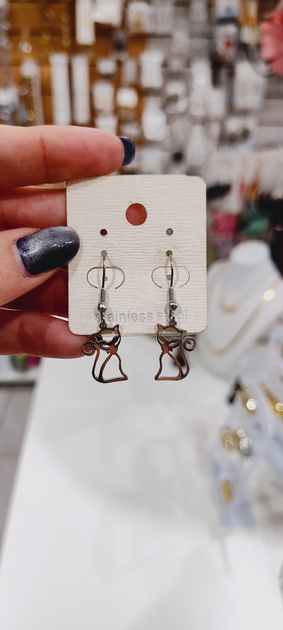 Aros AQ gatitos colgantes