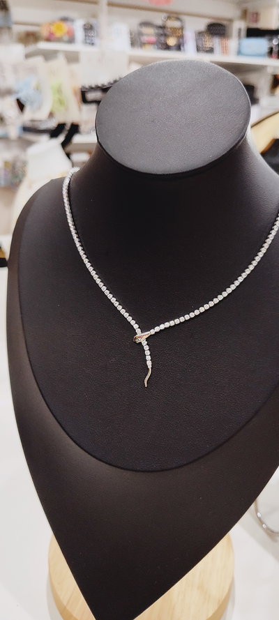 Corbatero AQ STRASS SNAKE