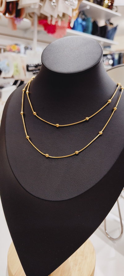 Cadena AD DOBLE BOLITAS