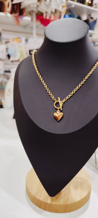 Cadena ROJO AD dije CORAZON