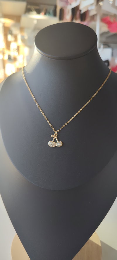 Cadena AD CEREZAS CON STRASS