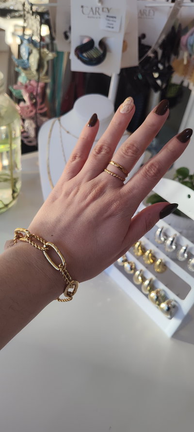 Pulsera AD cadena de ESLABONES GRANDES