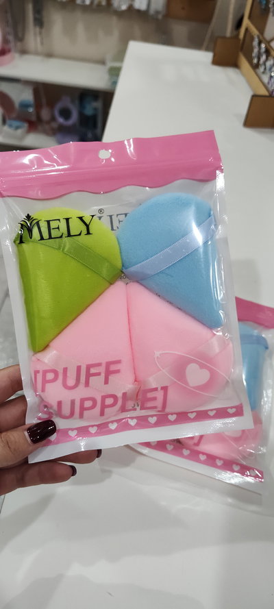 ESPONJAS PARA MAQUILLAJE FORMA TRANGULAR