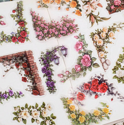 Esquineros florales 