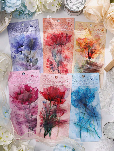 Flores acuarelas 