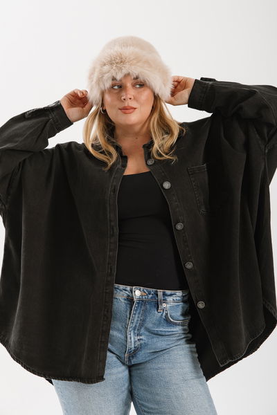 Mega camisa Fruncida Jean