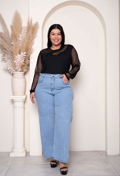 PROMO Wideleg Elastizado Celeste