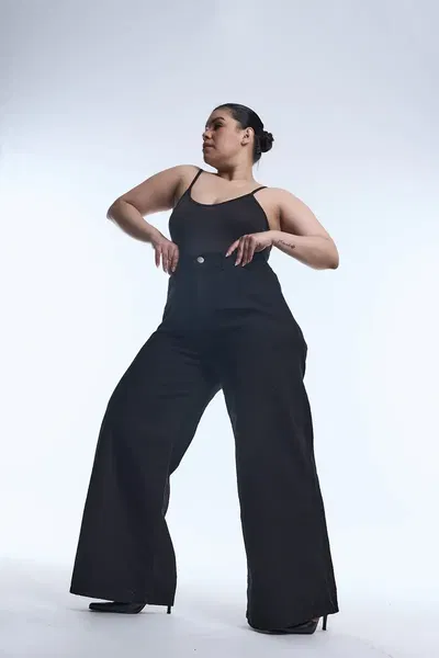 Doble Maxi Wideleg Negro