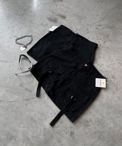 Pollera Cargo Full Black